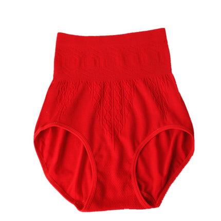 Ladies High-waisted Abdomen Seamless Hip-wrapped Panties