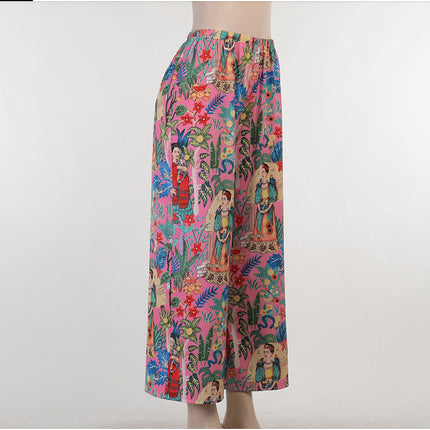 Women's Printed Casual Pants Factory Direct