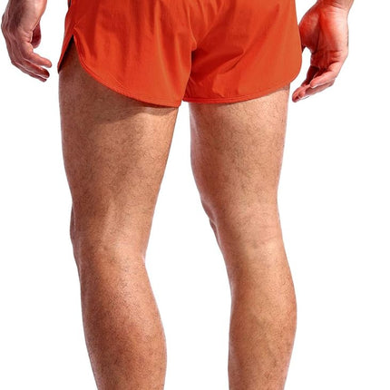 Men’S Running Shorts 3 Inch Quick Dry Gym Athletic Workout Shorts for Men with Zipper Pockets