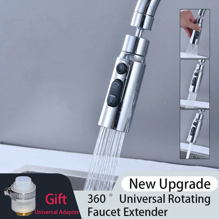 Faucet Extender 360° Rotation Kitchen Accessory